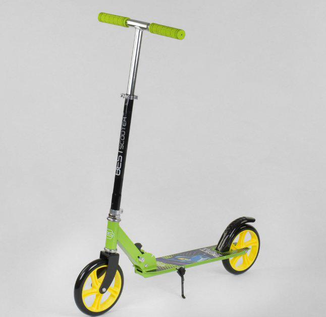 Самокат двухколесный 53396 Best Scooter d 20 см Салатовый