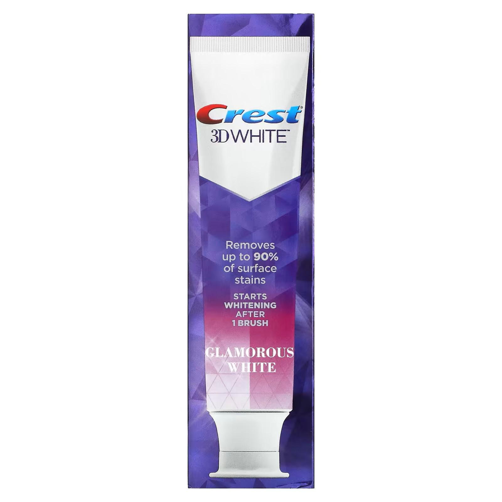 Зубная паста Crest 3D White Fluoride Anticavity Toothpaste Glamorous White 107 g