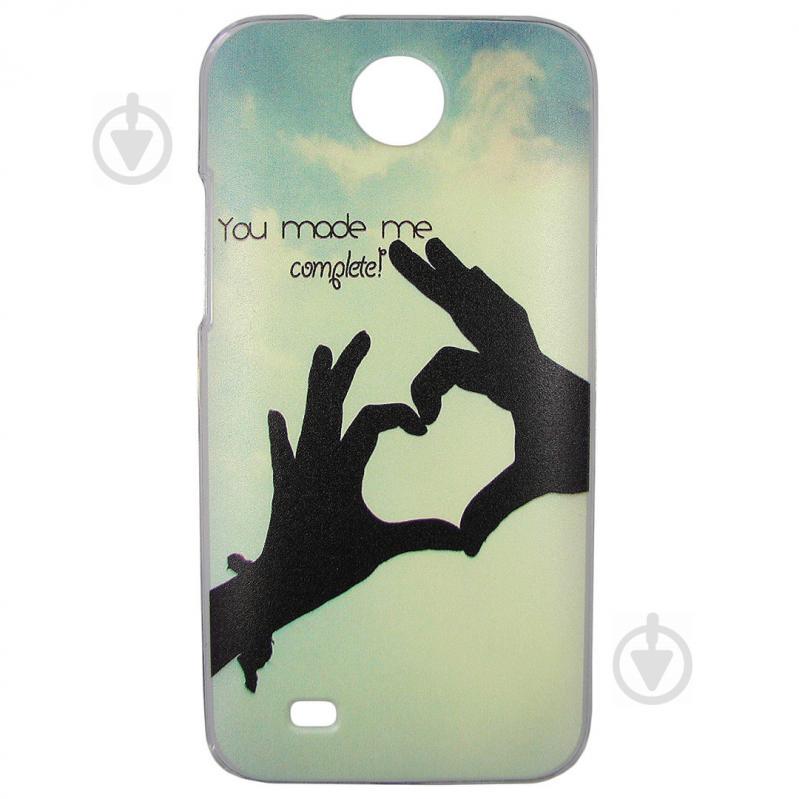 Чехол с рисунком Printed Plastic для HTC Desire 300 Сердце (hub_ZjWY67688)