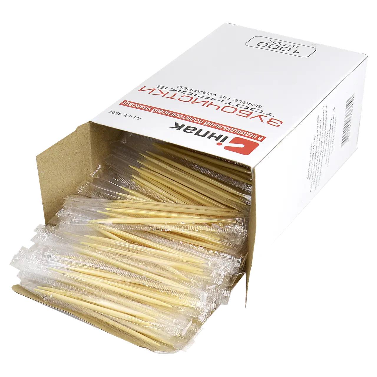 Зубочистки в ПЭ упаковке 1000 шт. (2544148956)