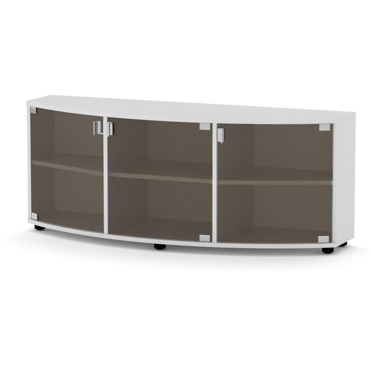 Тумба під телевізор Компаніт Плазма-2 Альба/Білий