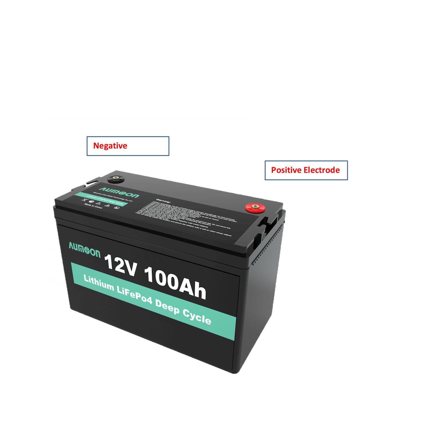 Акумулятор ENERSUN LiFePo4 12V 100AH із вбудованим BMS (1306) - фото 4