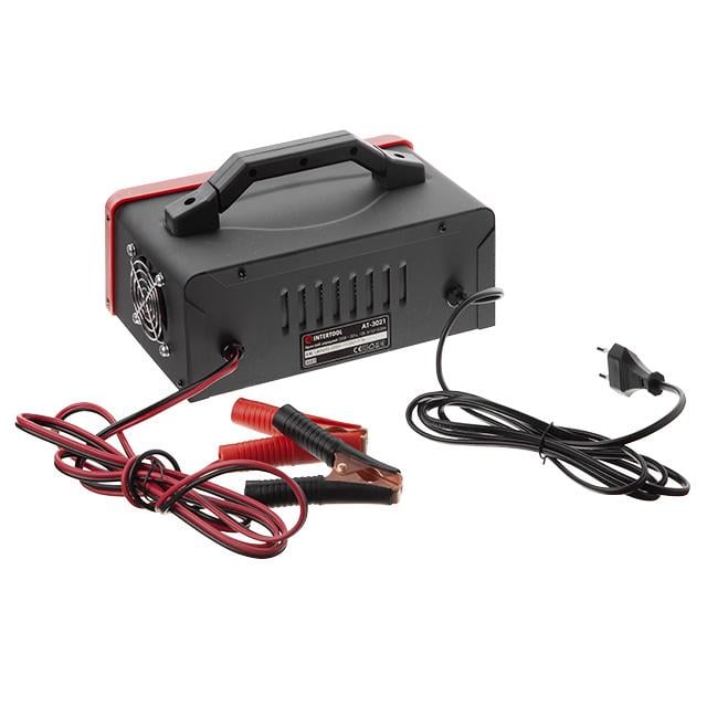 Зарядний пристрій Intertool 12 В 5/10/15/20 А 230 В режим реанімації акумулятора (AT-3021) - фото 2 Зарядний пристрій Intertool 12 В 5/10/15/20 А 230 В режим реанімації акумулятора (AT-3021) - фото 2