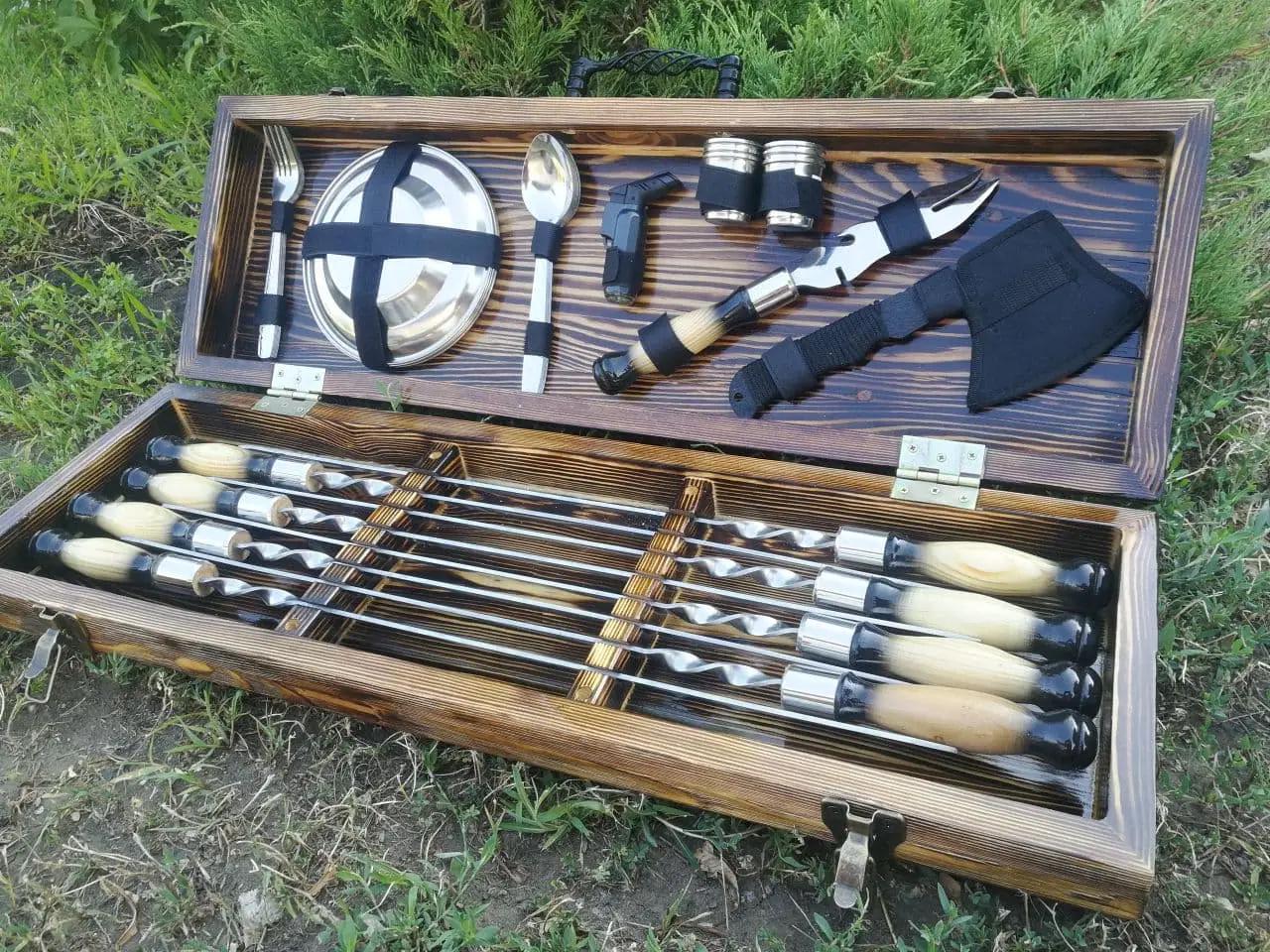 Набор шампуров Форест-4 elite (10644972)