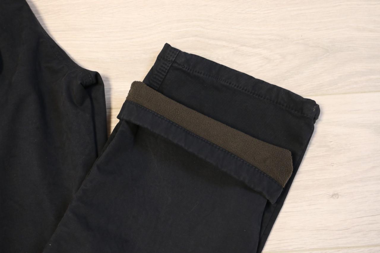 Джинсы мужские карго Iteno с накладными карманами на флисе р. 32 Синий (9072) - фото 9