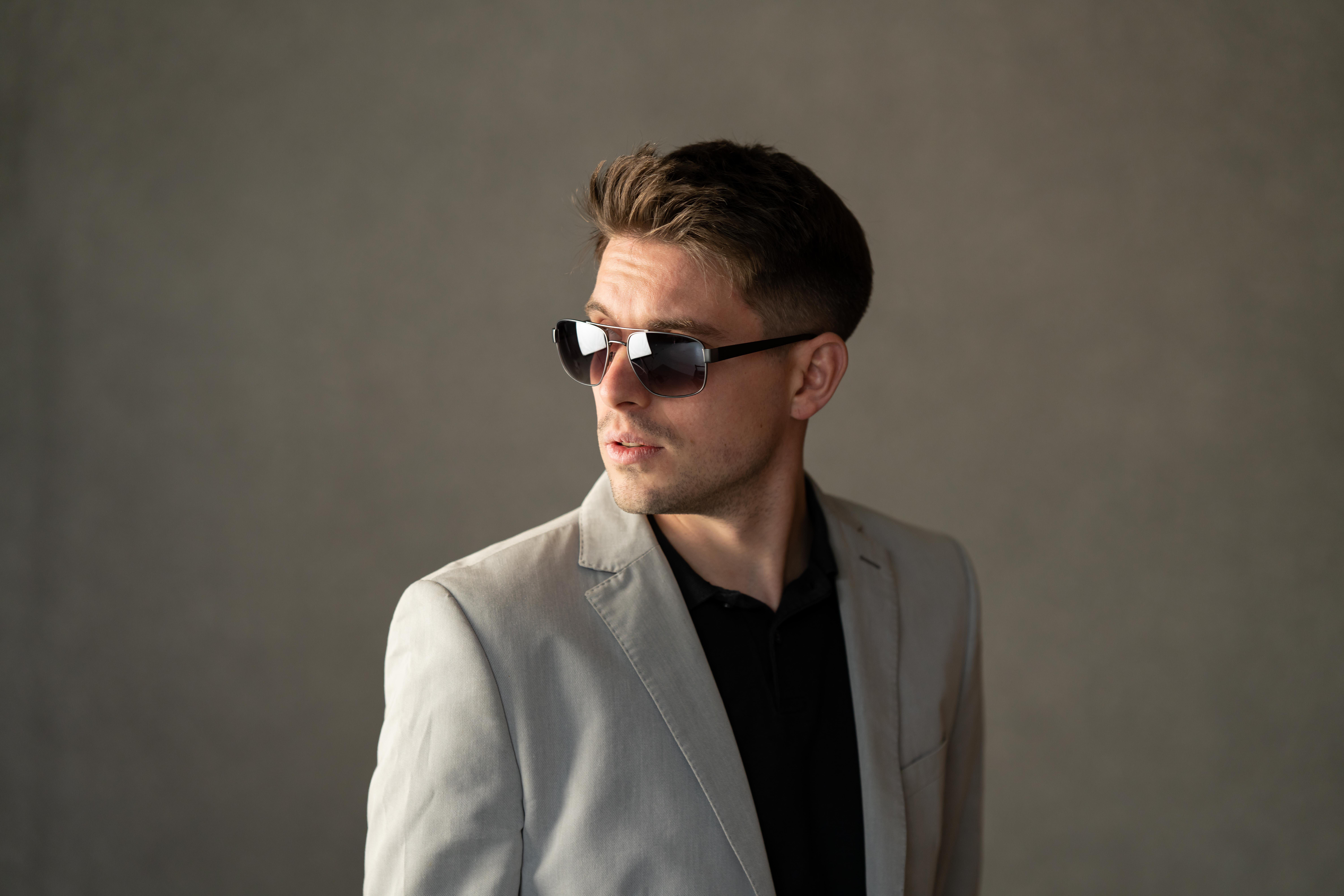 Сонцезахисні окуляри чоловічі MEGAPOLIS 86 Grey (11692813) - фото 4