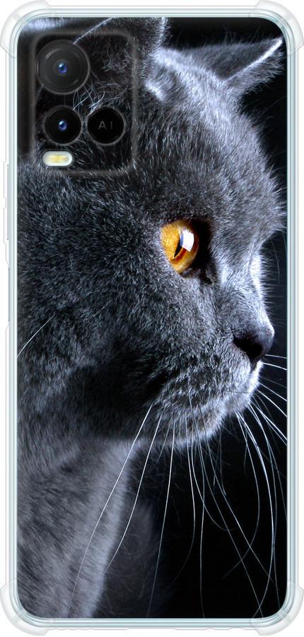 Чехол на Vivo Y21s Красивый кот (3038sp-2550-42517)