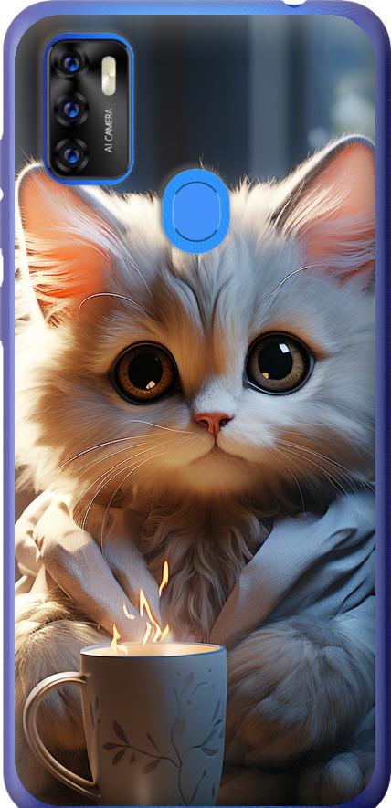 Чехол на ZTE Blade A7S 2020 White cat (5646u-2454-42517) Чехол на ZTE Blade A7S 2020 White cat (5646u-2454-42517)