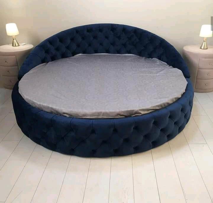 Ліжко кругле Aris Victory 2450 мм Синій  (11292497)