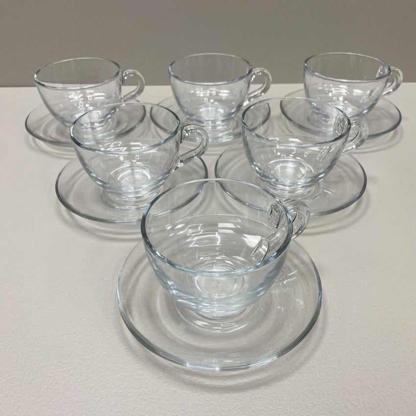 Сервиз чайный стеклянный Pasabahce Basic 97948 200 мл 12 пр. (2076406367) - фото 3