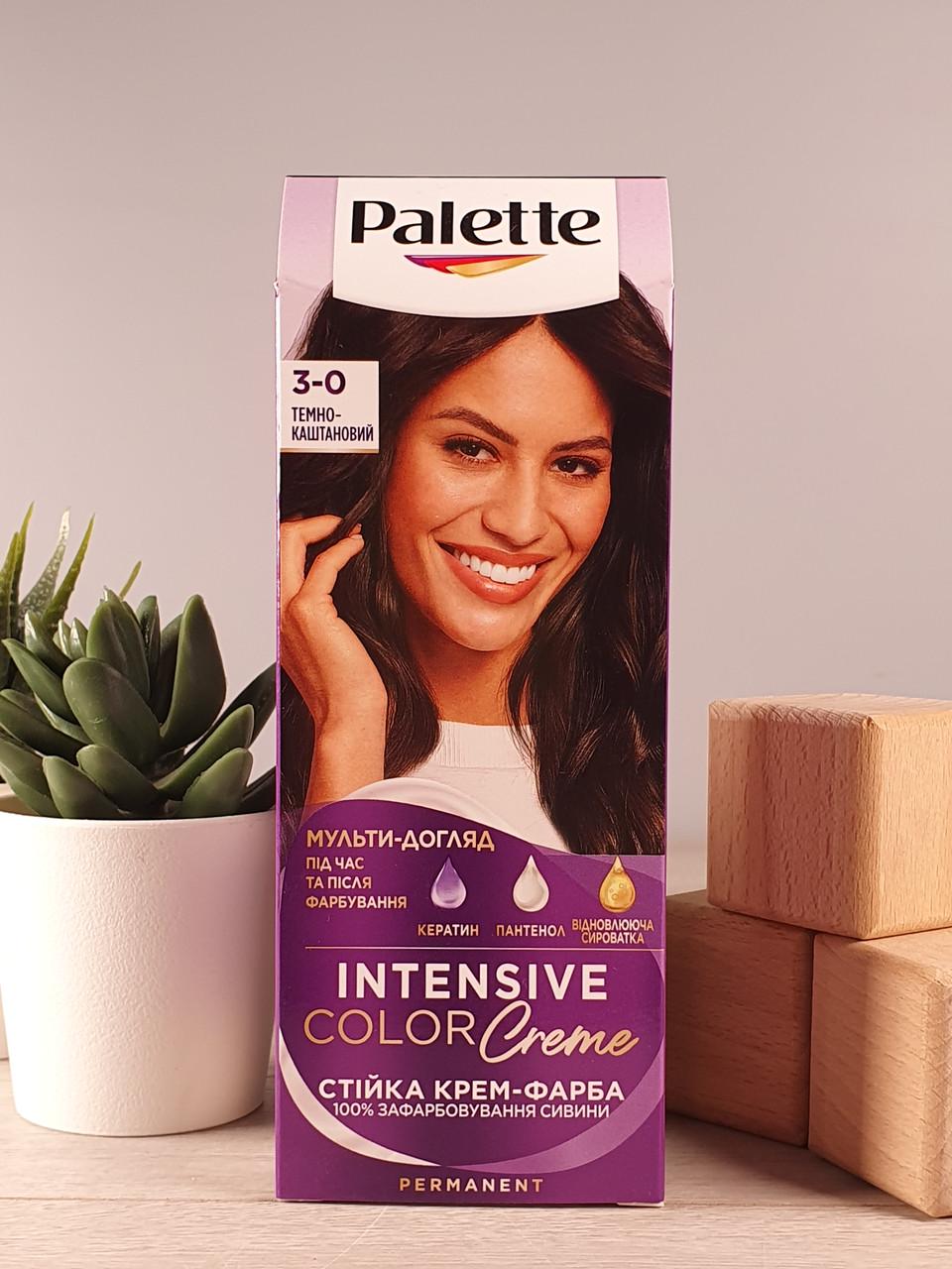 Крем-краска для волос Schwarzkopf Palette тон 3-0 Темно-каштановый (1881786277)