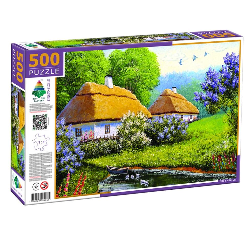 Пазл класичний Energy Plus Традиційне українське село 84955 500 ел.