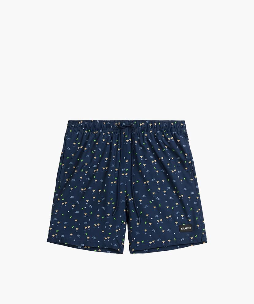 Шорти пляжні чоловічі Atlantic KMB-221 3XL Темно-синій (27565697) - фото 3 Шорти пляжні чоловічі Atlantic KMB-221 3XL Темно-синій (27565697) - фото 3