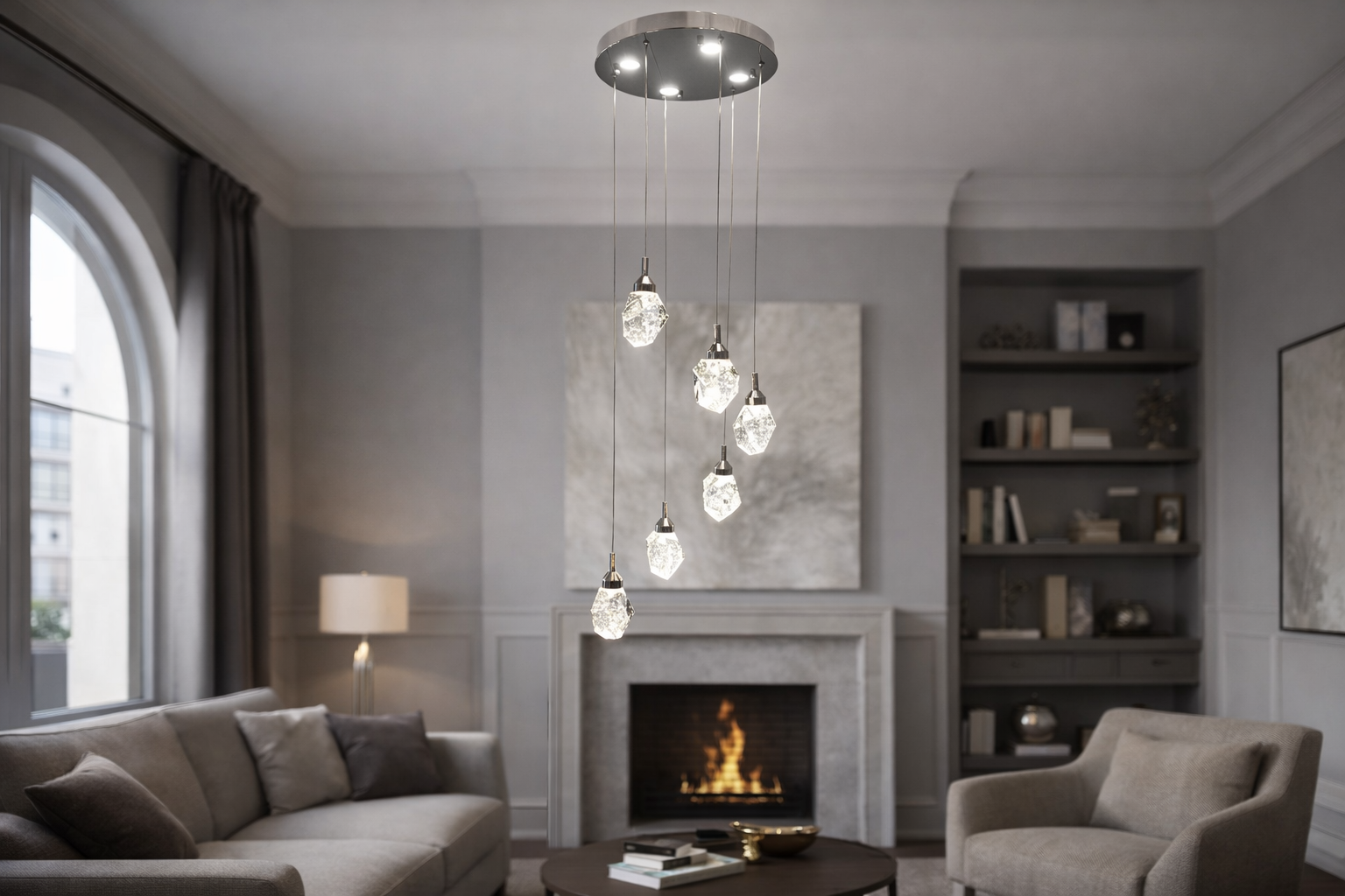 Люстра Lumen Rain LED 1 режим нейтральный свет 25W (2097/6CH) Люстра Lumen Rain LED 1 режим нейтральный свет 25W (2097/6CH)