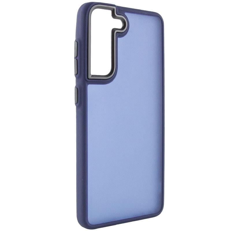 Противоударный чехол TPU+PC Lyon Frosted для Samsung Galaxy S22 Navy Blue