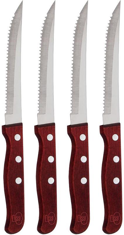 Набор ножей Blaumann Redwood с деревянными ручками 4 шт.