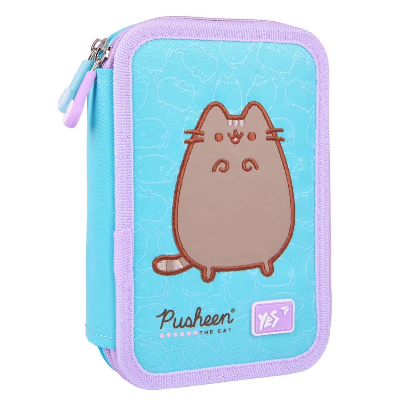 Пенал школьный YES Pusheen Star 2 отделения (533635)