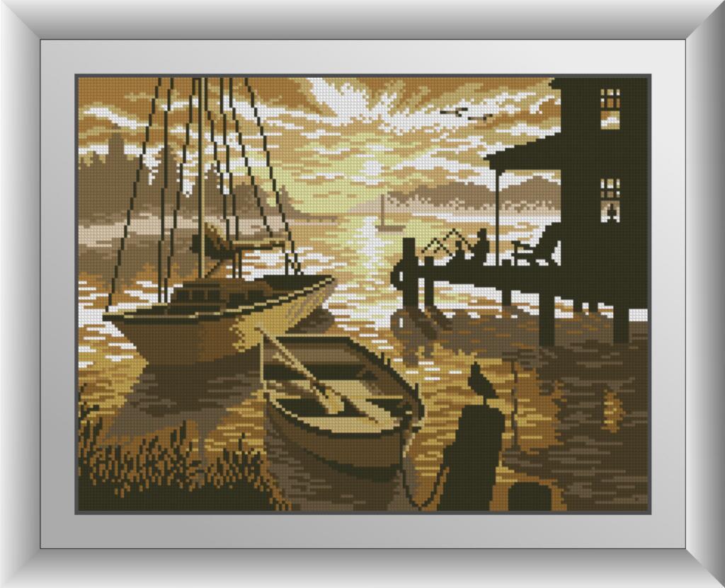 Алмазная мозаика Dream Art Пристань 35x46 см (DA.30206)