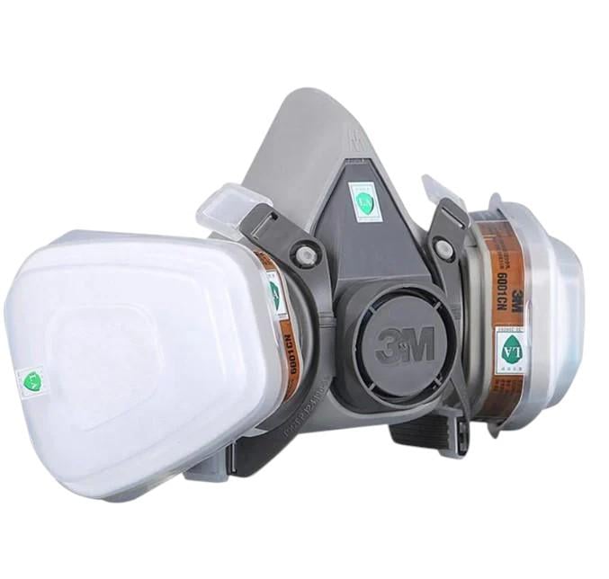 Респіратор 3М із двома фільтрами для захисту від пилу та хімії