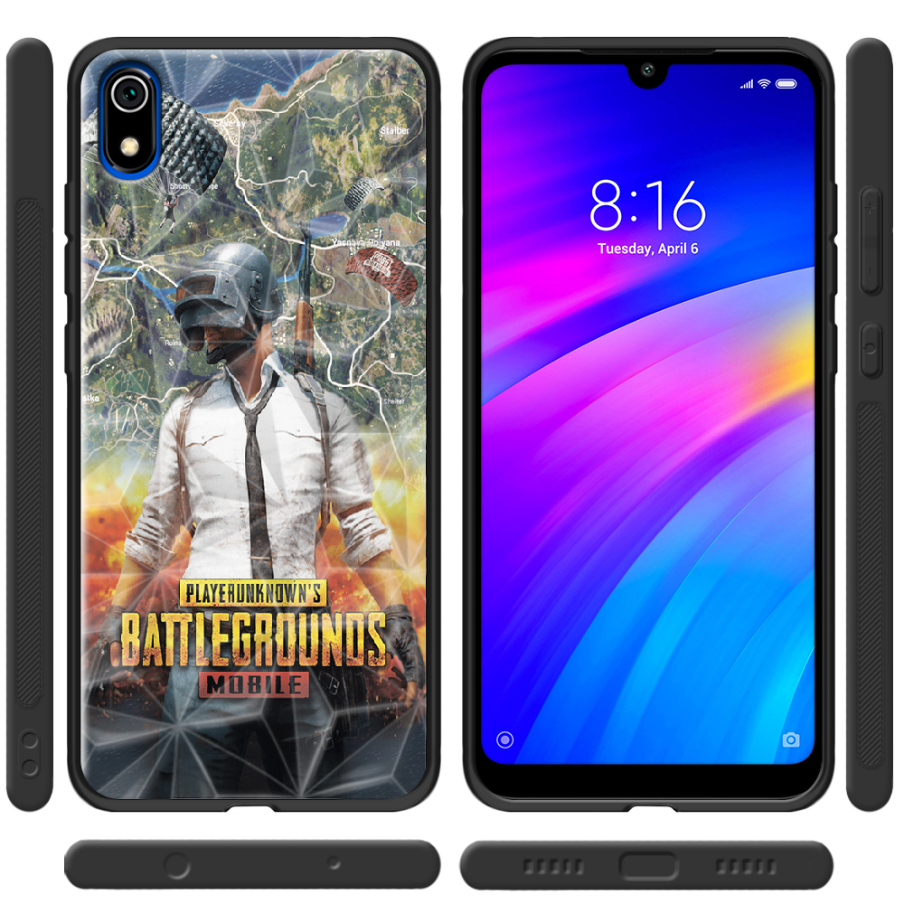Чехол Boxface Xiaomi Redmi 7A PUBG Mobile Черный силикон с призмой (37400-up2309-37869) - фото 2 Чехол Boxface Xiaomi Redmi 7A PUBG Mobile Черный силикон с призмой (37400-up2309-37869) - фото 2