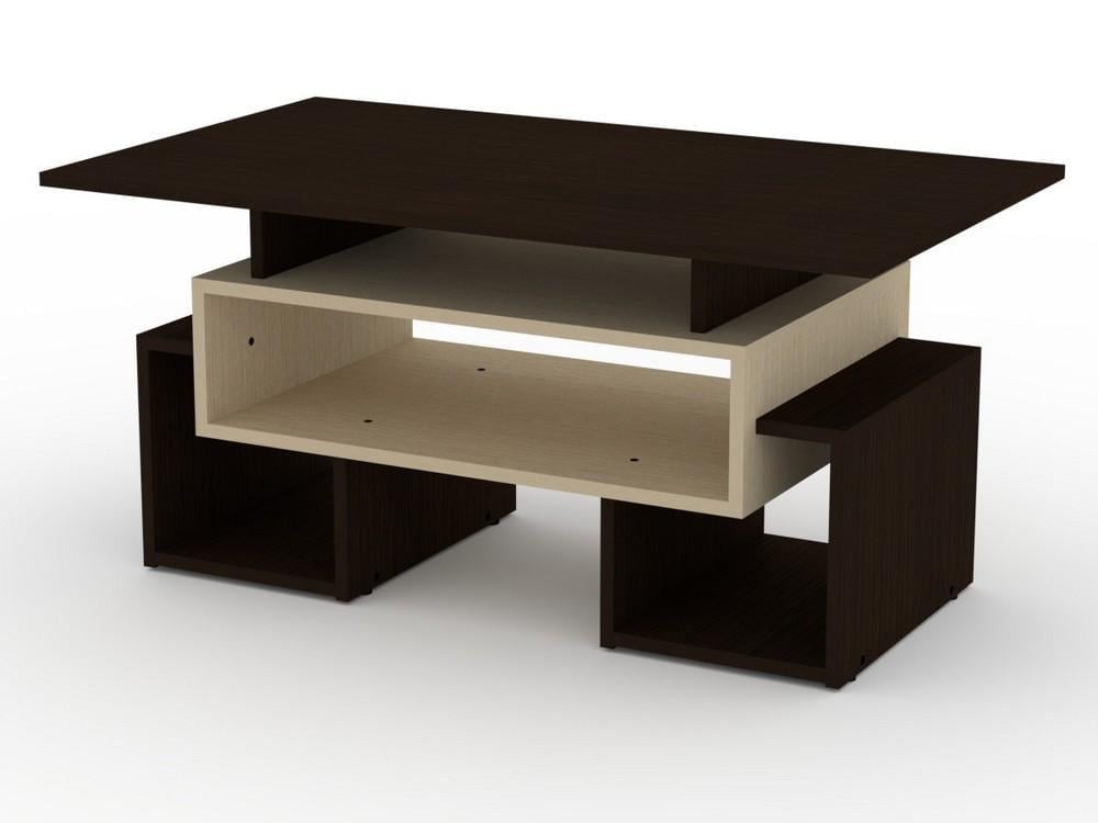 Стол журнальный Компанит Тандем Венге комби