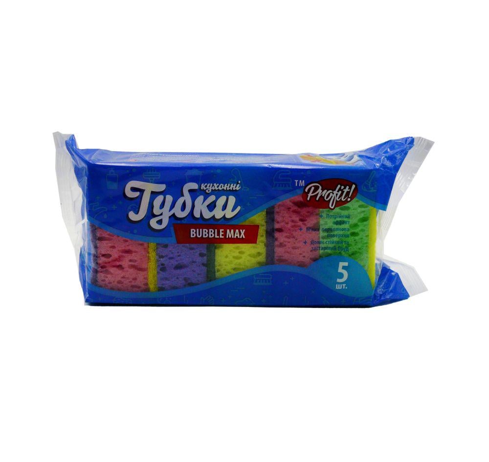 Губка кухонная крупнопористая БАБЛ МАКС 5 шт. (11106)