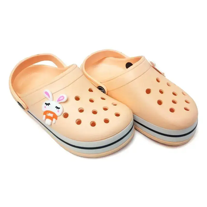 Сабо детские luck Line для девочки закрытый носок 16-16,5 см р. 26/27 Персиковый (3002-247-2627)