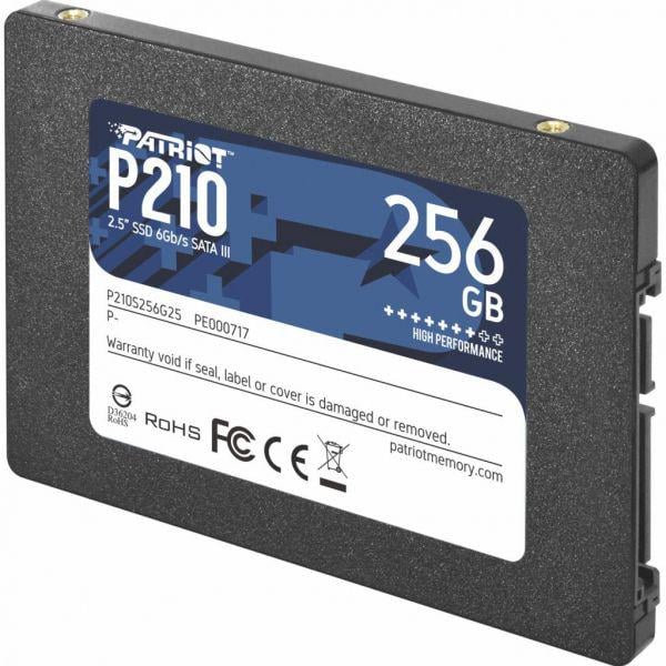 SSD-накопитель Patriot P210 256Gb SATA III 2,5" 3D NAND (P210S256G25) - фото 3 SSD-накопитель Patriot P210 256Gb SATA III 2,5" 3D NAND (P210S256G25) - фото 3