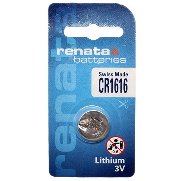 Батарейка литиевая RENATA CR1616 3V (120) - фото 1 Батарейка литиевая RENATA CR1616 3V (120) - фото 1