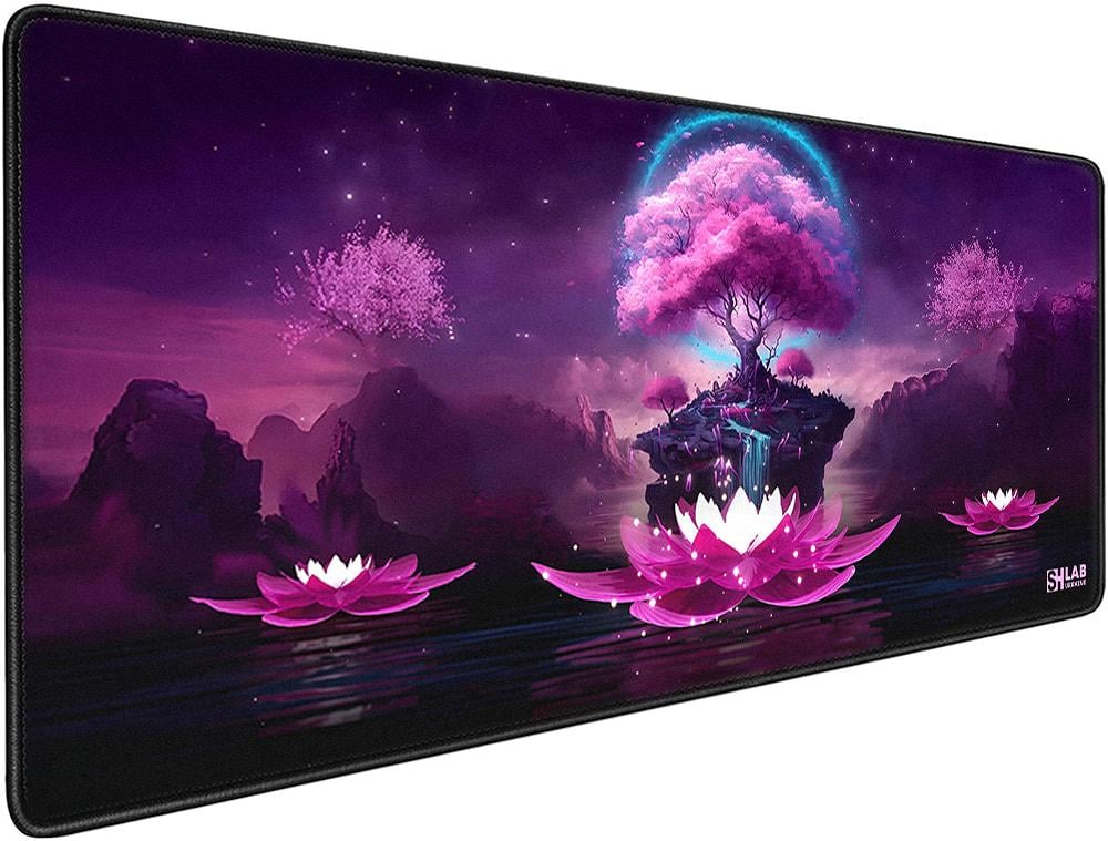 Коврик для мышки SHLab Лотос и Сакура SHM-175 70х30 см (35654)