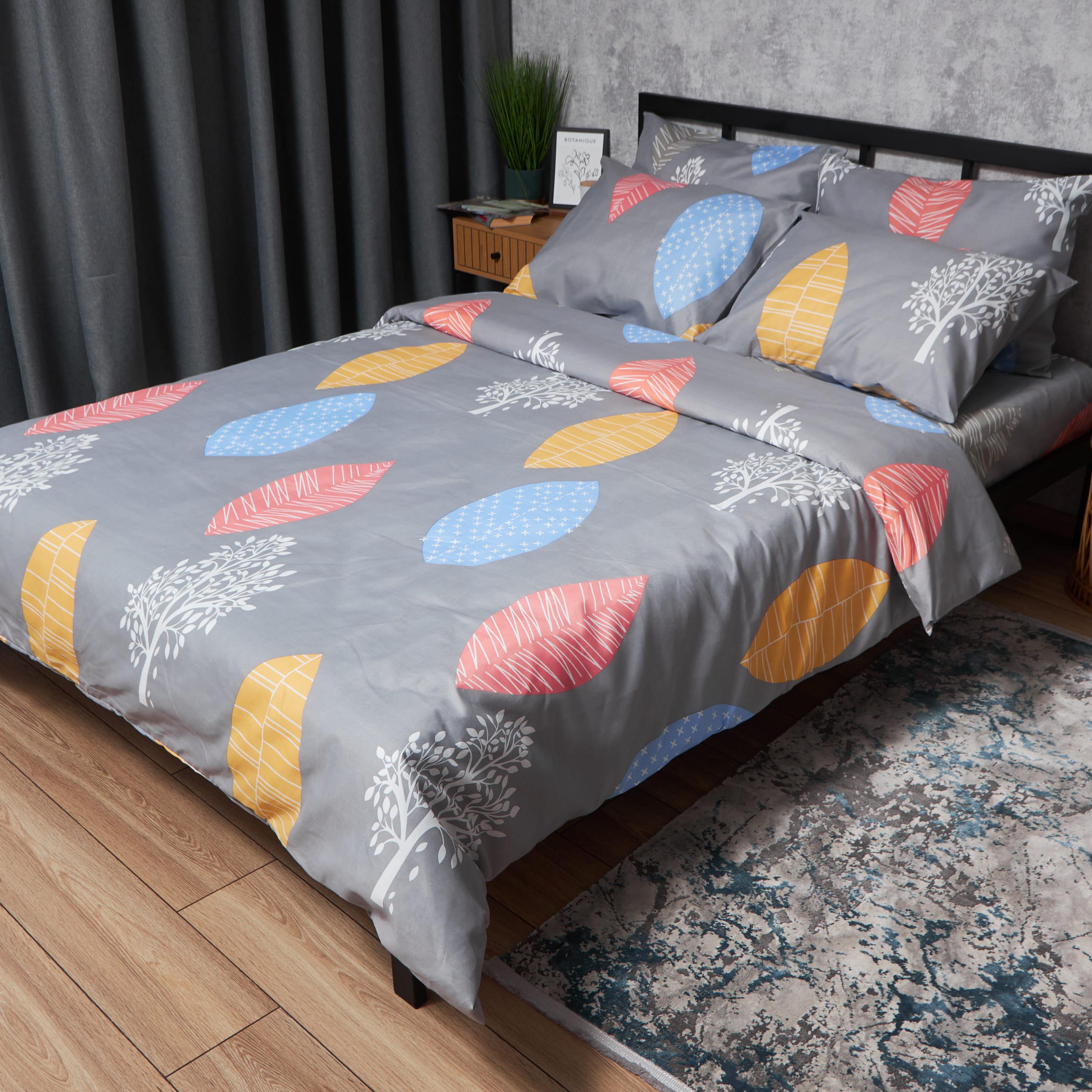 Комплект постельного белья Moon&Star микросатин Premium Colorful Harmony полуторный наволочка 2 шт. 143х210 см (MS-820007577)