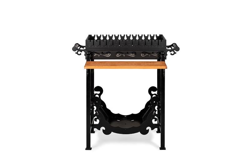 Мангал гриль Smoke House BBQ в комплектації Maximum 850х600х850 мм на 15 шампурів з кришкою BBQ грати та шампурами Античний (27860589) - фото 8 Мангал гриль Smoke House BBQ в комплектації Maximum 850х600х850 мм на 15 шампурів з кришкою BBQ грати та шампурами Античний (27860589) - фото 8