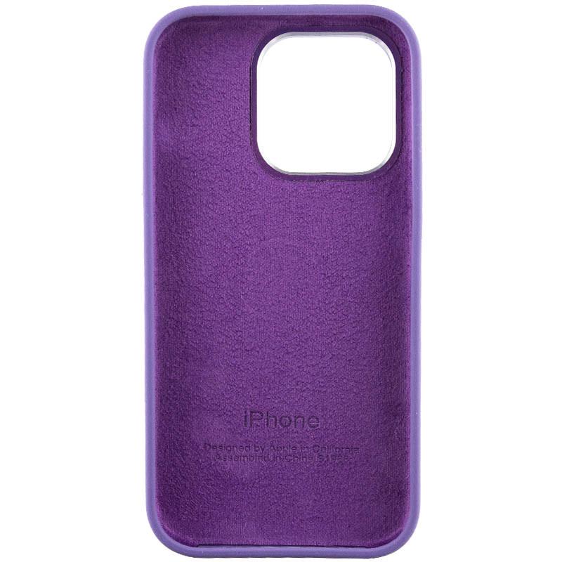 Протиударний чохол Silicone Case Metal Buttons (AA) для Apple iPhone 13 Pro (6.1") Фіолетовий / Iris - фото 4