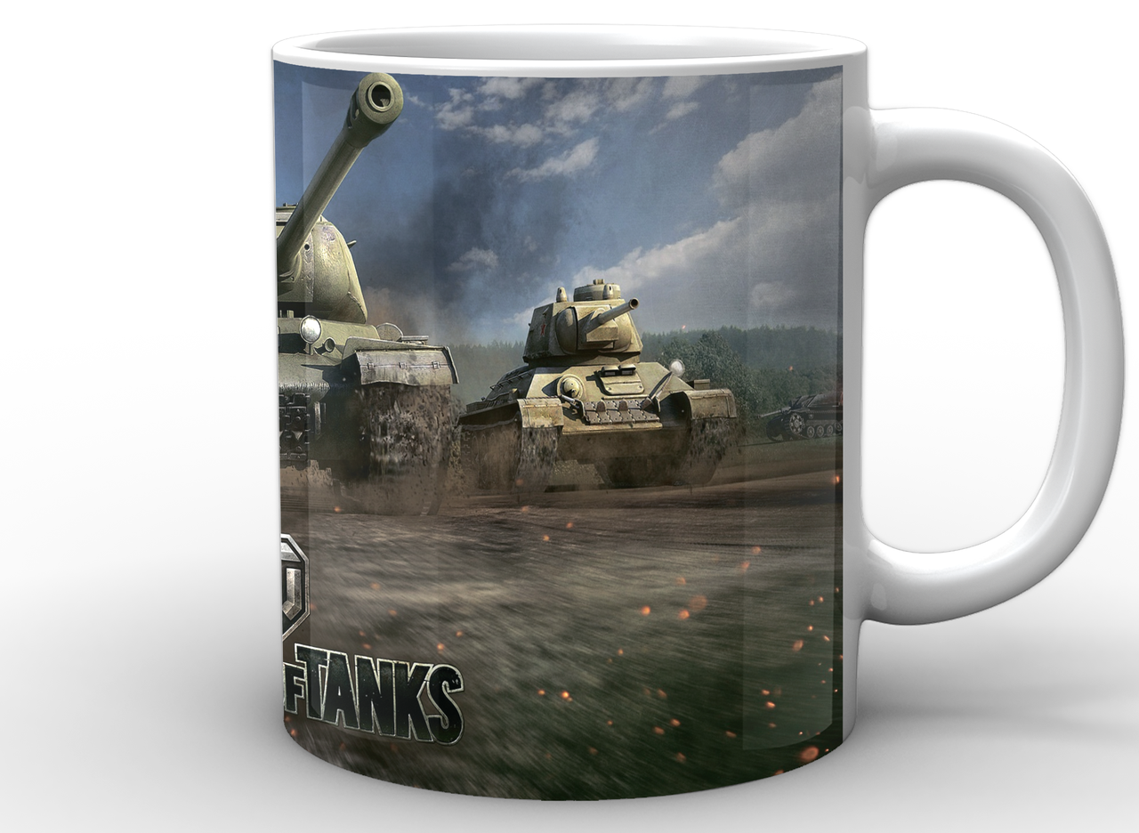 Чашка GeekLand Світ танків лого 330 мл (WT.02.007) - фото 2 Чашка GeekLand Світ танків лого 330 мл (WT.02.007) - фото 2