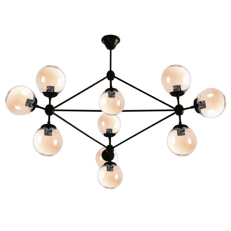 Люстра лофт Brille BL-323S/10 E27 Black (22-530)