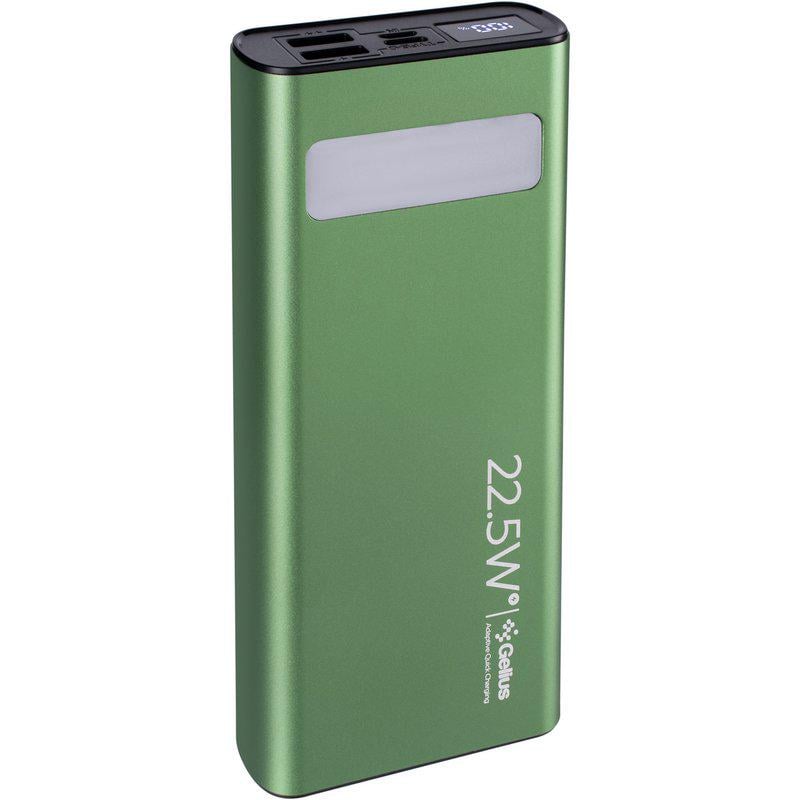 Повербанк Gelius Lightstone GP-PB300i 20000 mAh QC+PD 22,5W Green (99033) - фото 4 Повербанк Gelius Lightstone GP-PB300i 20000 mAh QC+PD 22,5W Green (99033) - фото 4
