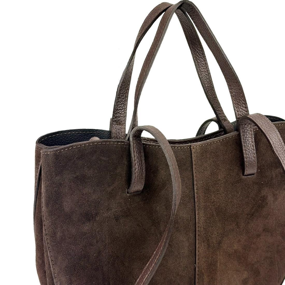 Жіноча сумка замшева Firenze Italy F-IT-7888DB Шоколадний (2656558537) - фото 4