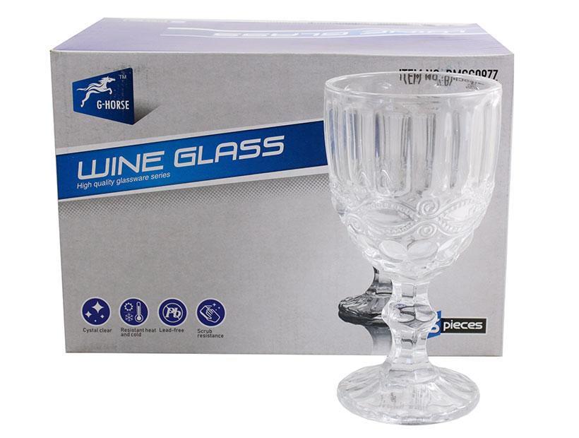 Набор бокалов стеклянных Ristal G-Horse 230 мл 6 шт. (BMSG09ZZ)
