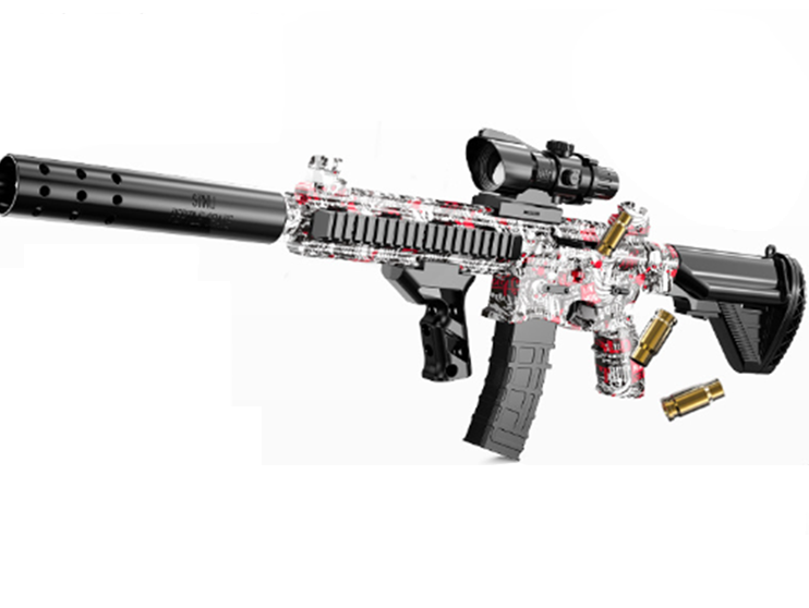 Игрушечный механический автомат винтовка М416 стреляет маленькими пулями с гильзой 88 см (2629466441)