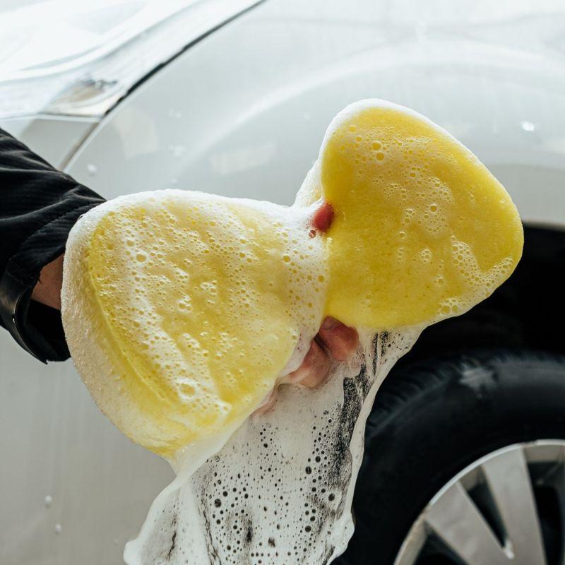 Губка К2 Car Sponge для ручной мойки 23х12х6 см Желтый - фото 3 Губка К2 Car Sponge для ручной мойки 23х12х6 см Желтый - фото 3