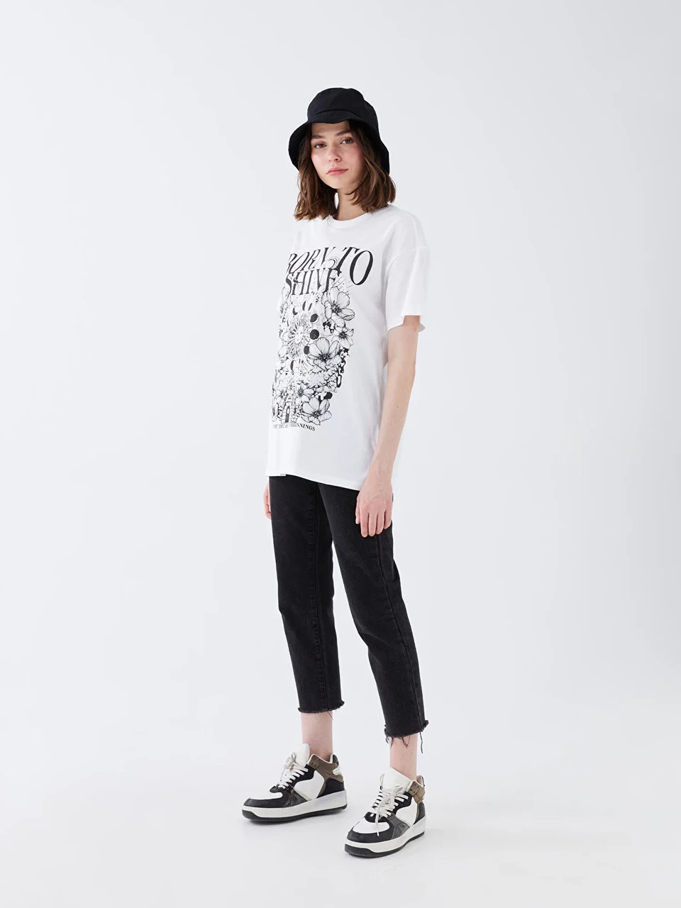 Панама летняя 55-59 см Черный (2549772354) - фото 2