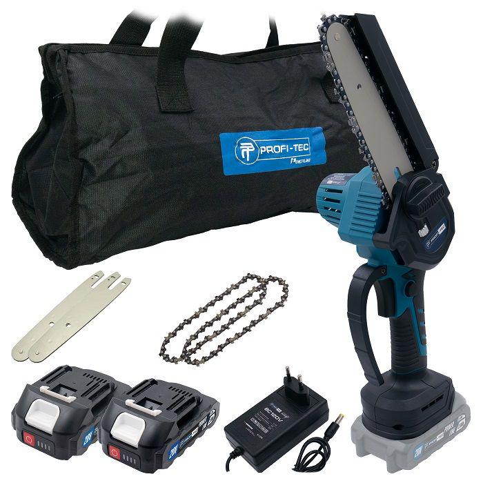 Пила цепная аккумуляторная бесщеточная PROFI-TEC 20V PCS1520BL 2 запасных цепи/2 шины (005714) - фото 2 Пила цепная аккумуляторная бесщеточная PROFI-TEC 20V PCS1520BL 2 запасных цепи/2 шины (005714) - фото 2