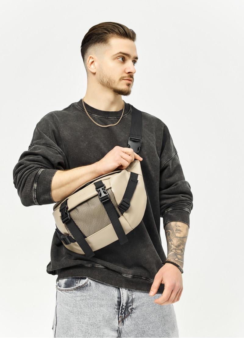 Сумка-бананка мужская Sambag DynamicDart 38×21×7 см Серый (80411130m) Сумка-бананка мужская Sambag DynamicDart 38×21×7 см Серый (80411130m)