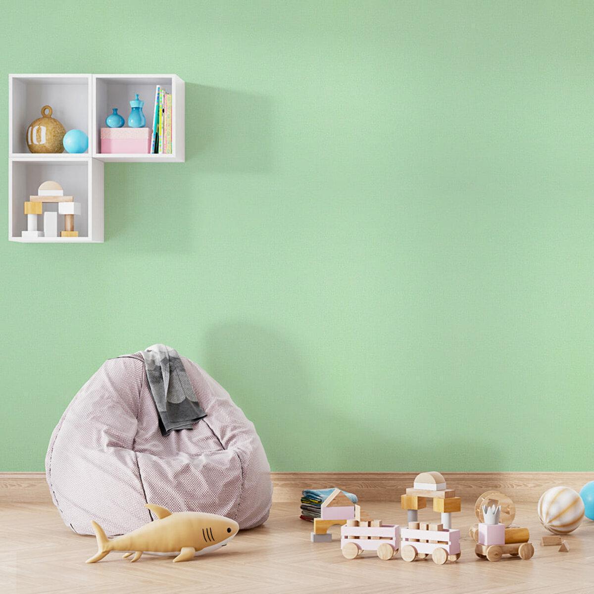 Шпалери самоклейні 2800x500x2,5 мм Світло-зелений/Білий (SW-00001159) - фото 6 Шпалери самоклейні 2800x500x2,5 мм Світло-зелений/Білий (SW-00001159) - фото 6