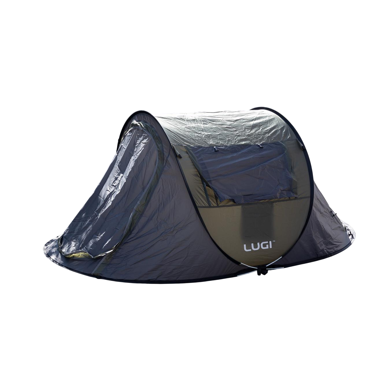 Палатка 2-х местная туристическая кемпинговая для рыбалки 245x145x100 см Зеленый (LU-030GR)