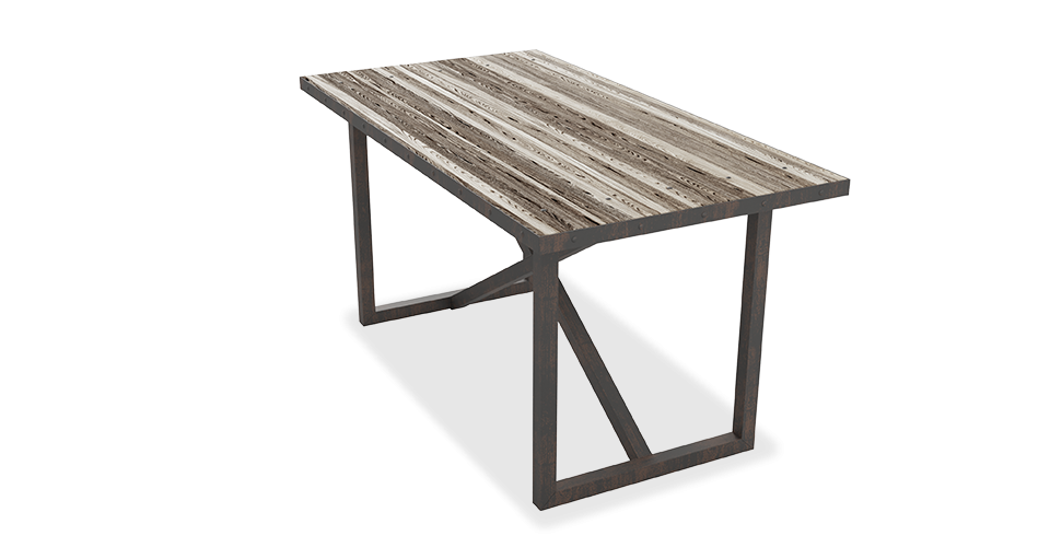 Стол Loft NS-2065 780x1400x700 мм Серый (6156d58a3edc877ba8589a6f)