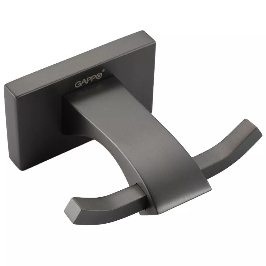 Крючок настенный Gappo G0705-29 двойной Серый (214220)