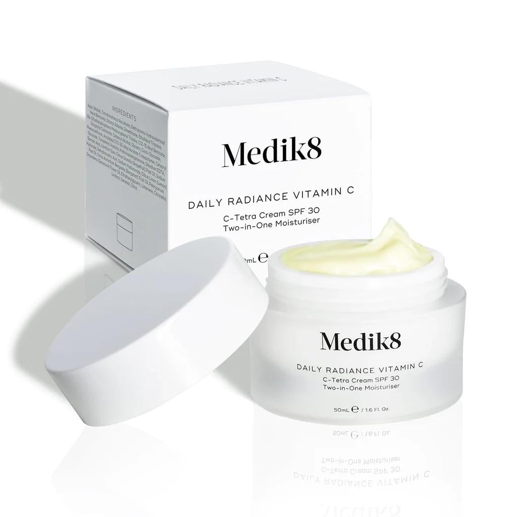 Антиоксидантний зволожувальний крем Medik8 C-Tetra з SPF 30 Daily Radiance Vitamin C