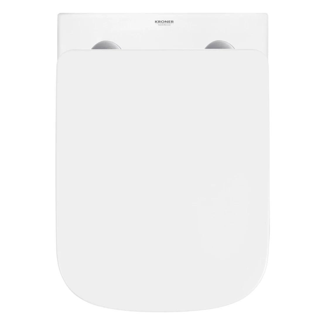 Унитаз подвесной Kroner Eifel WHI483429 Tornado безобедочный с сиденьем Slim Duroplast 300х346 мм Белый (KE483429WHIT) - фото 9 Унитаз подвесной Kroner Eifel WHI483429 Tornado безобедочный с сиденьем Slim Duroplast 300х346 мм Белый (KE483429WHIT) - фото 9
