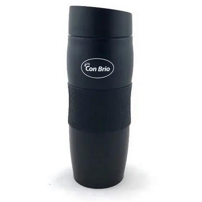 Термокружка Con Brio СВ-366 из нержавеющей стали 380 мл Black (iz14525) - фото 1